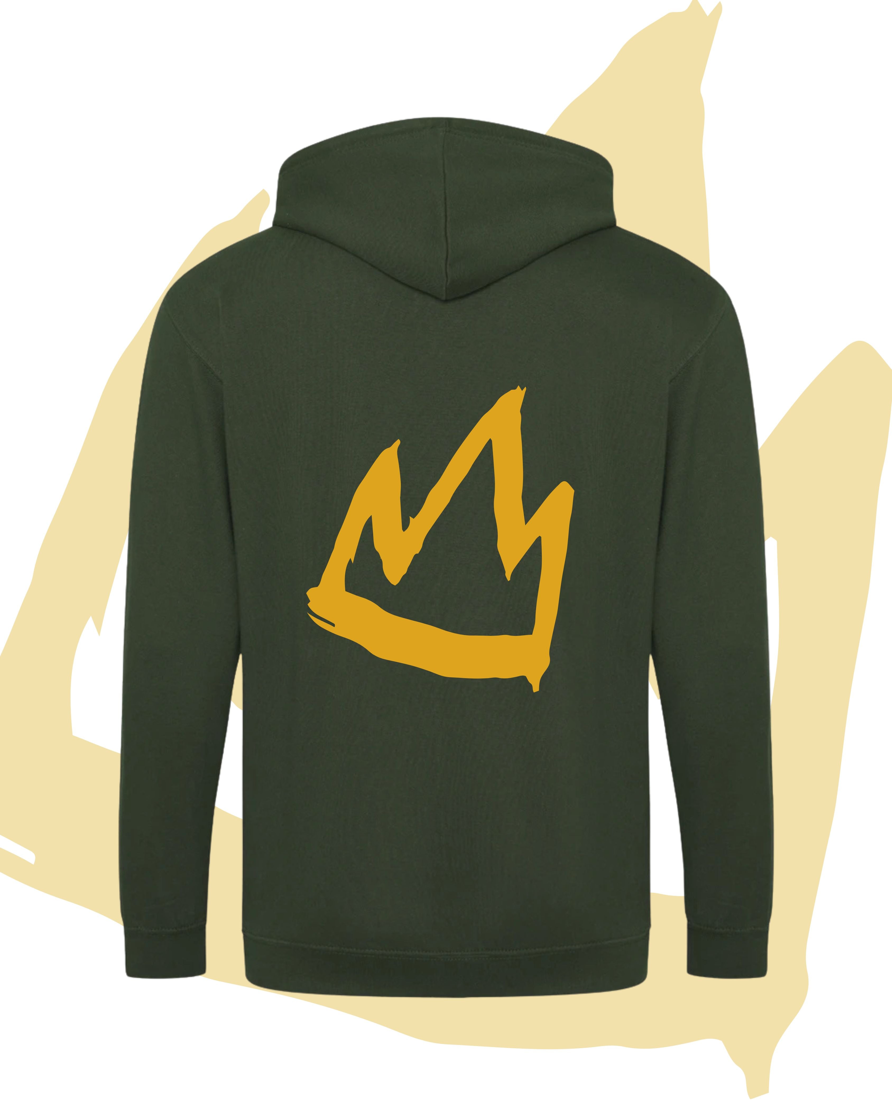 Crown Zip-up Hoodie - Colourful