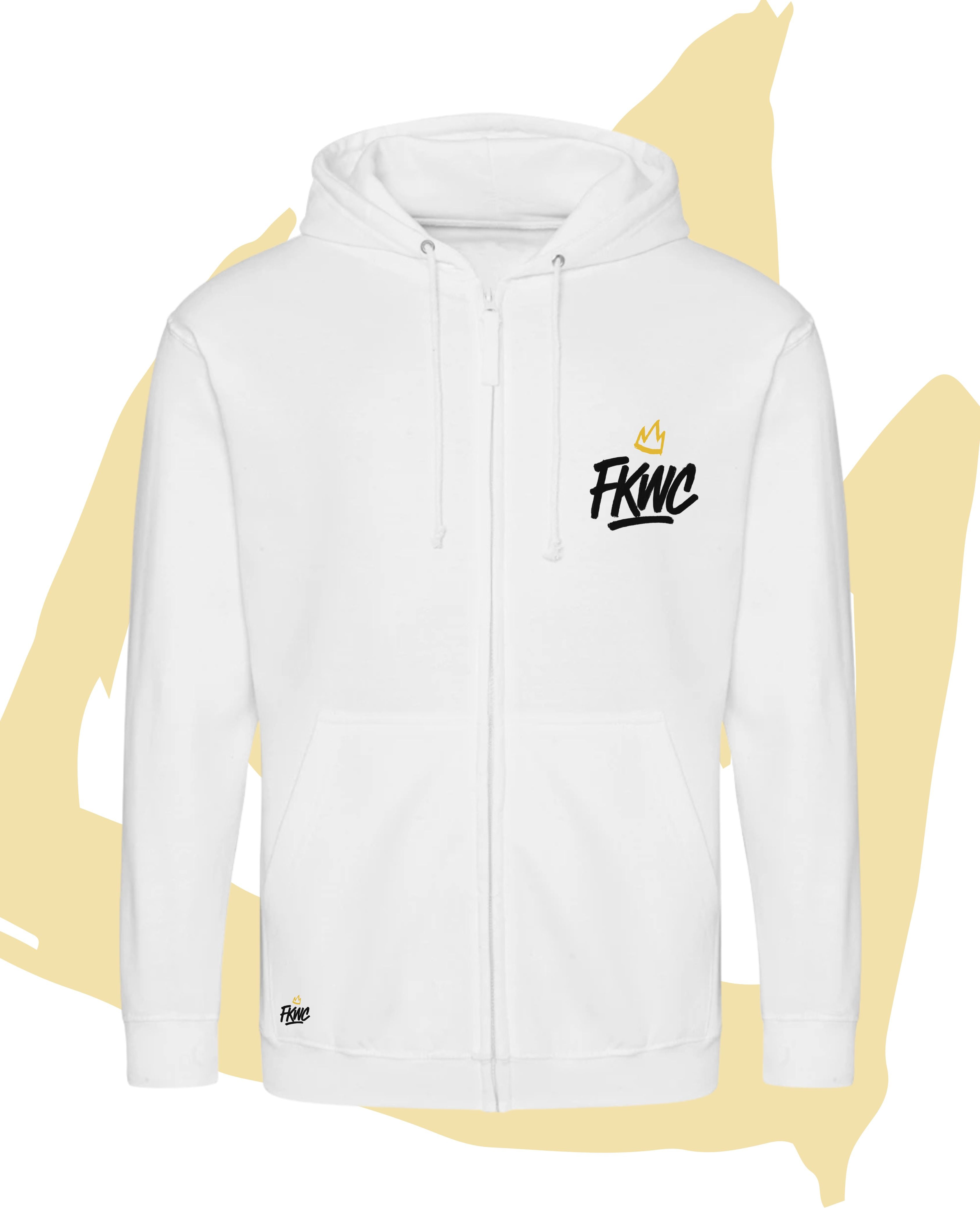 Don't Start My History at Slavery Zip-up Hoodie - Monochrome