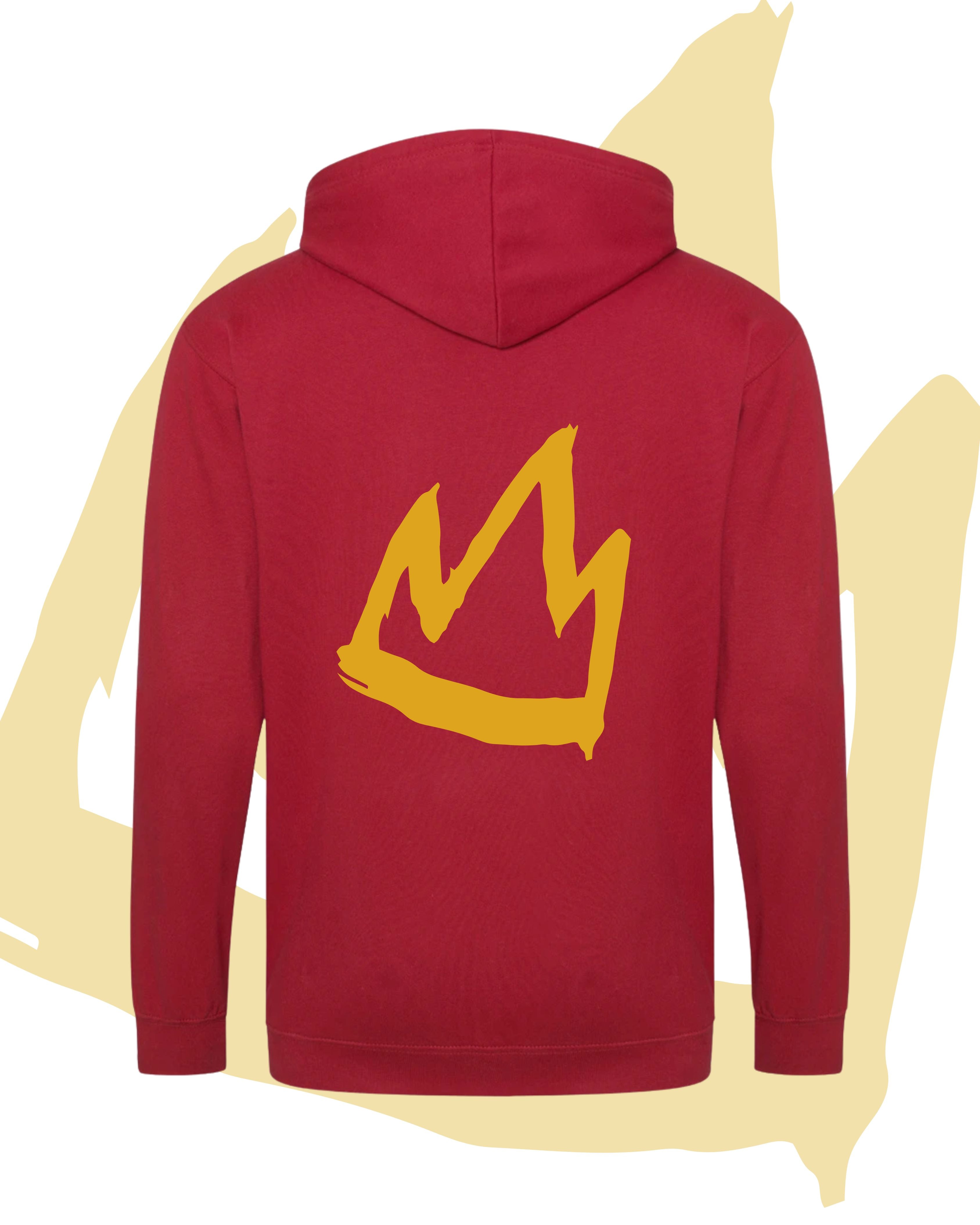Crown Zip-up Hoodie - Colourful
