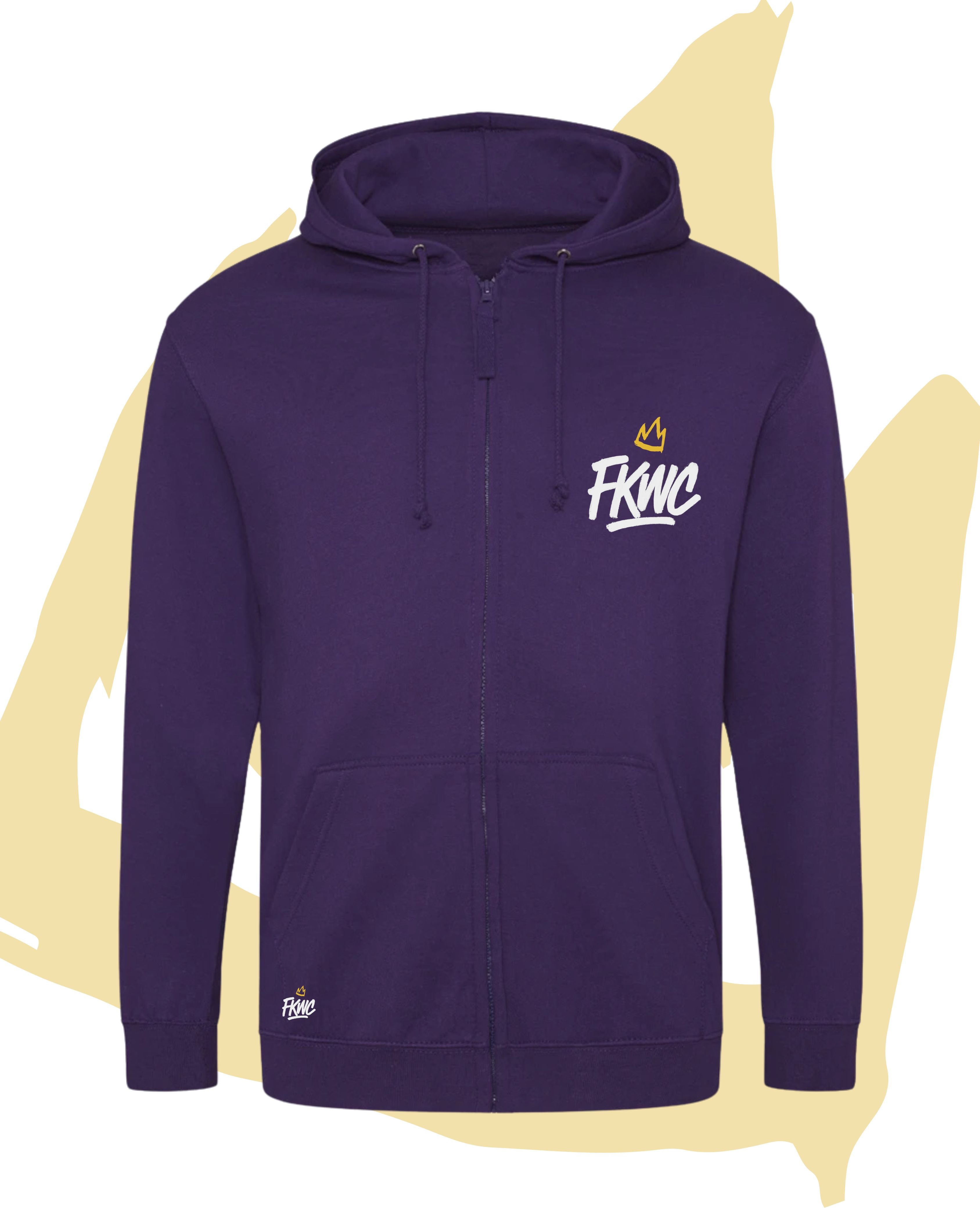 Crown Zip-up Hoodie - Colourful
