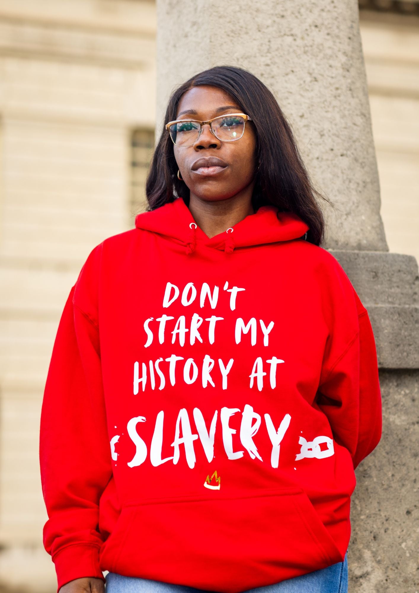Don't Start My History at Slavery Hoodie - Colourful